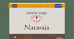 Desktop Screenshot of centroyoganataraja.it
